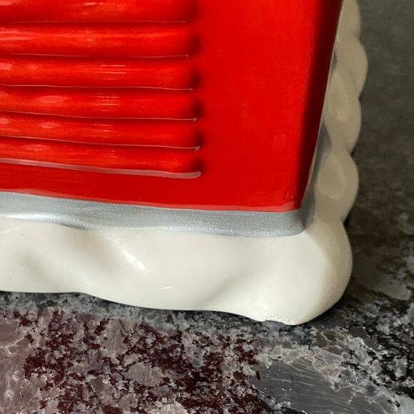 Vintage Coca Cola Polar Bear At Coke Machine Cookie Jar 417401 - Picture 9 of 15